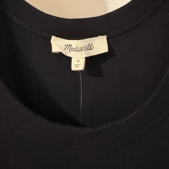 Madewell Mixed Poplin Scoopneck Maxi Dress Size Medium - Picture 8 of 10